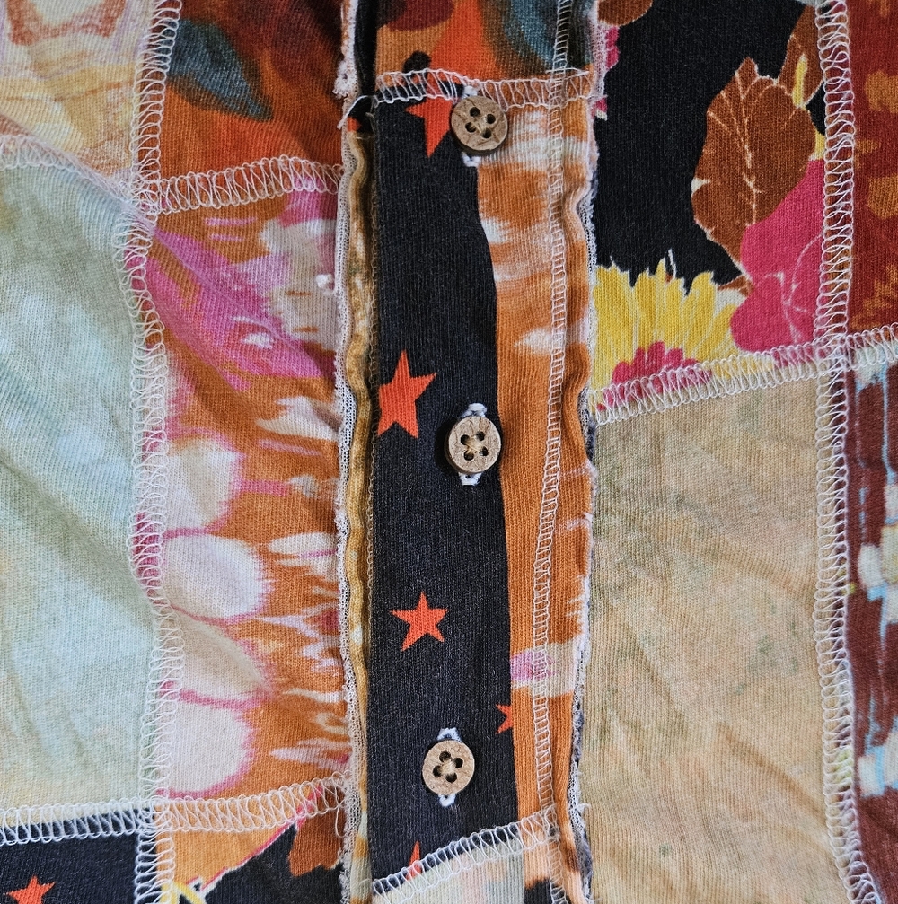 Free People Patchwork Shirt - image 4